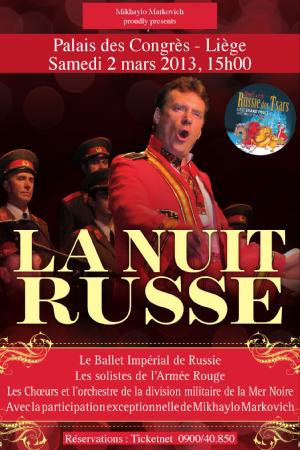 La nuit Russe. Spectacle - Monde.